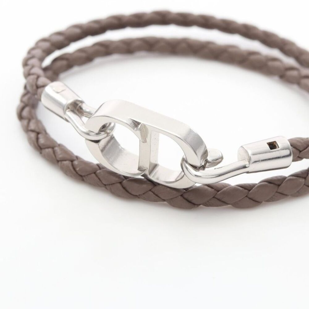 Dior Leather Stainless Steel Double Bracelet - Picture 3 of 6